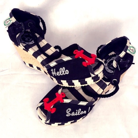 Miss L Fire Shoes - SEEKING MISS L FIRE "Hello Sailor" shoes 36/37!